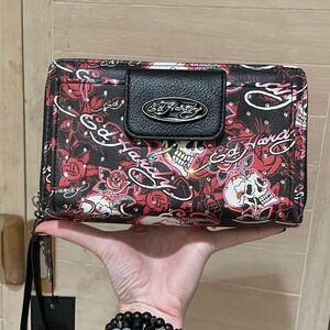 Ed Hardy Double Wallet Wristlet